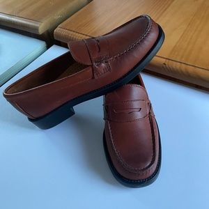 Leather loafers